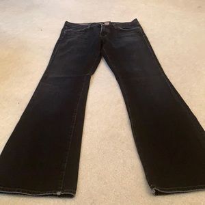 Worn once, perfect wide leg jeans